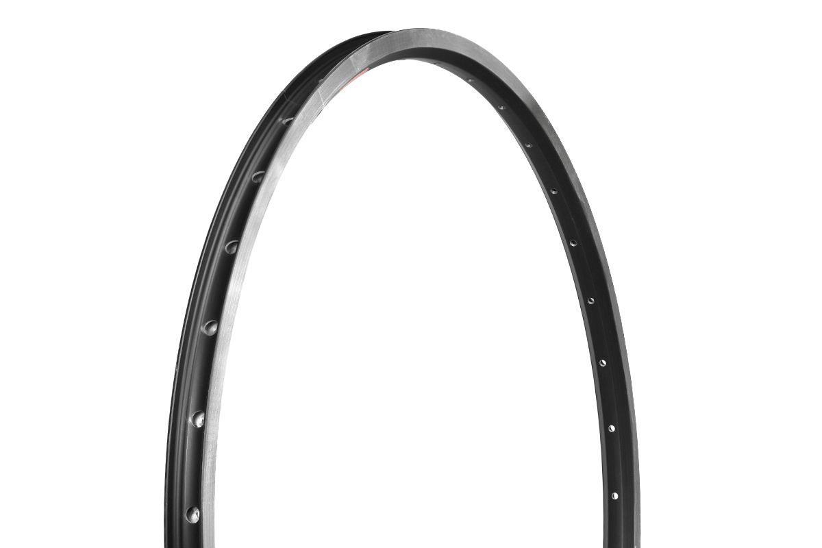 Обод DH-18 double wall w/CNC 26"*36H BLACK,шир-24мм,пос.шир-18,8мм,выс-19мм,с фрезеровкой,черный