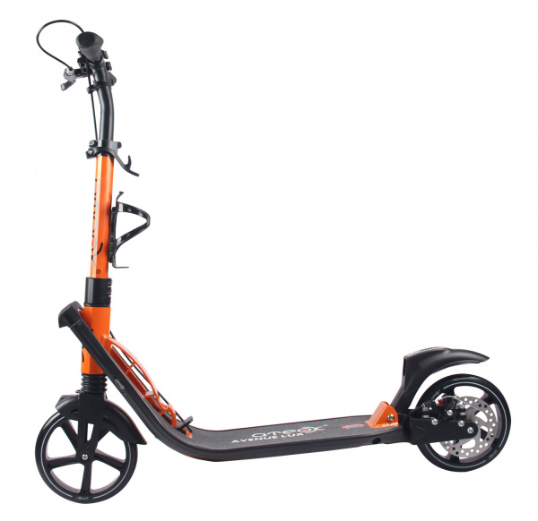 Самокат ATEOX AVENUE LUX складной с амортизаторами и ручным дисковым тормозом